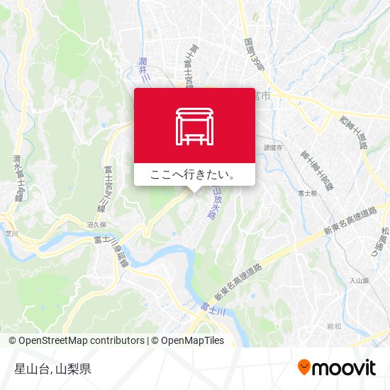 星山台地図