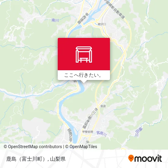 鹿島（富士川町）地図