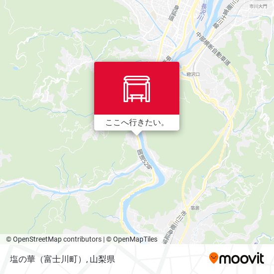 塩の華（富士川町）地図