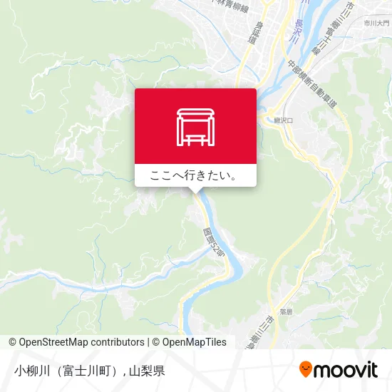 小柳川（富士川町）地図