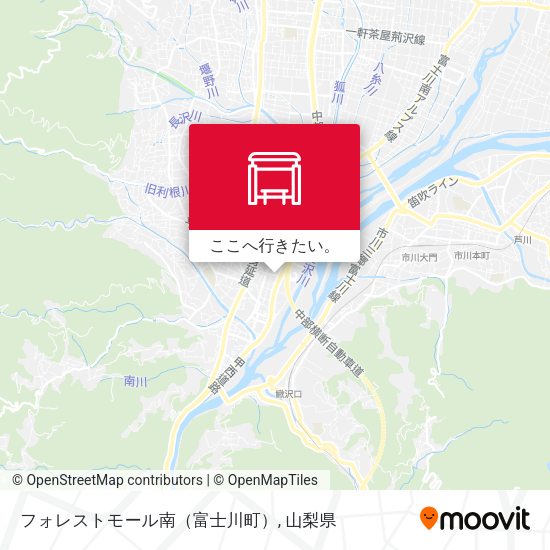 フォレストモール南（富士川町）地図