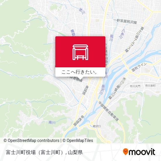 富士川町役場（富士川町）地図