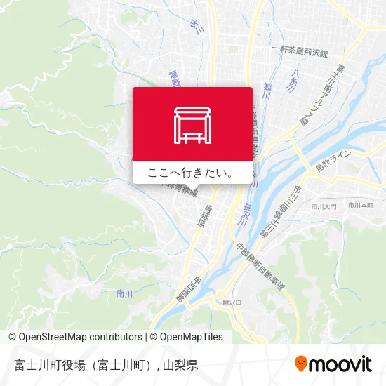富士川町役場（富士川町）地図