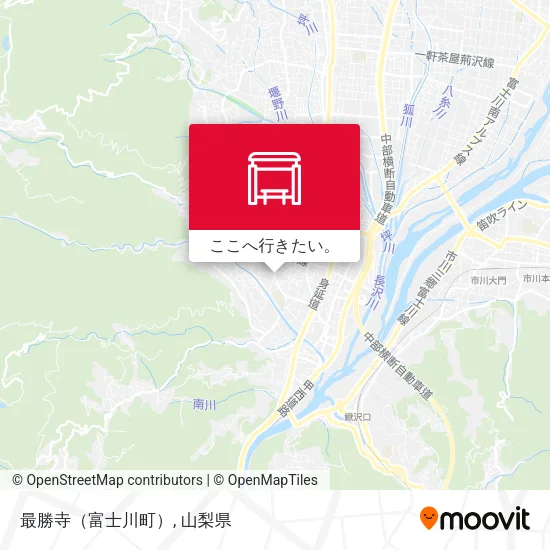 最勝寺（富士川町）地図