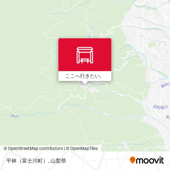 平林（富士川町）地図
