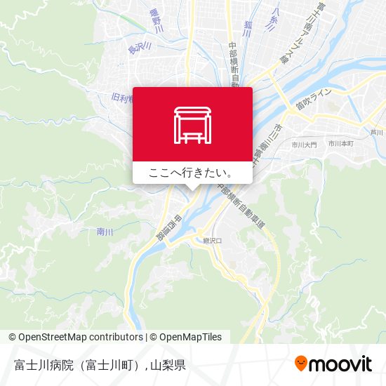 富士川病院（富士川町）地図