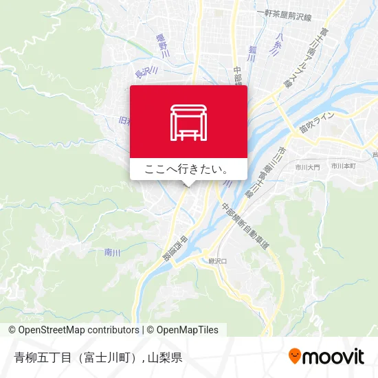 青柳五丁目（富士川町）地図