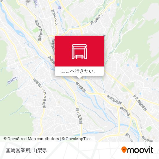韮崎営業所地図