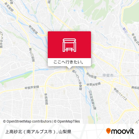 上高砂北（南アルプス市）地図