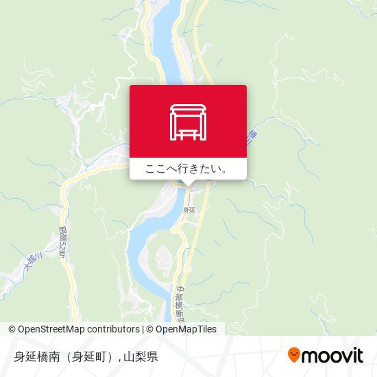 身延橋南（身延町）地図