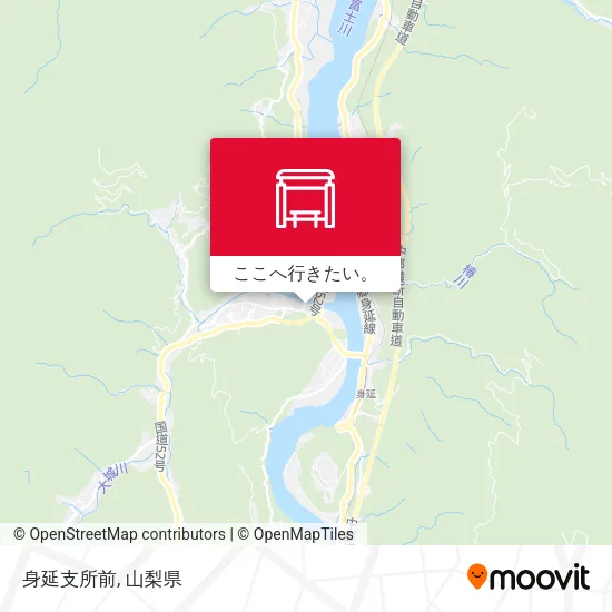 身延支所前地図