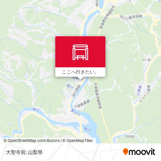 大聖寺前地図