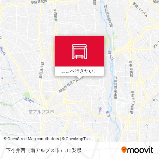 下今井西（南アルプス市）地図