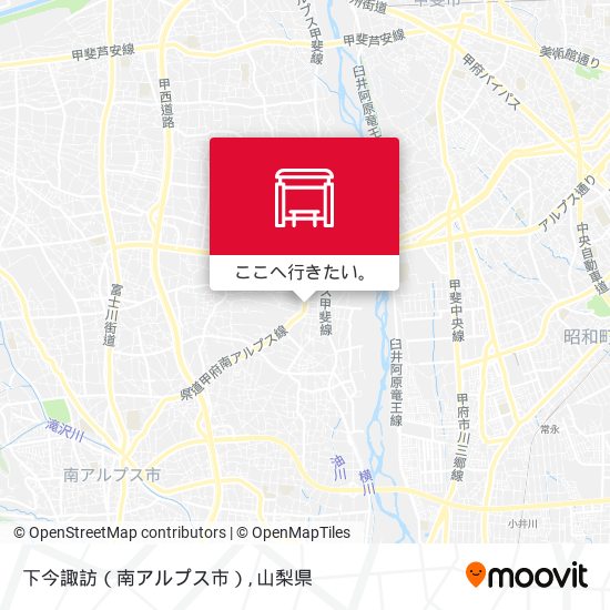 下今諏訪（南アルプス市）地図