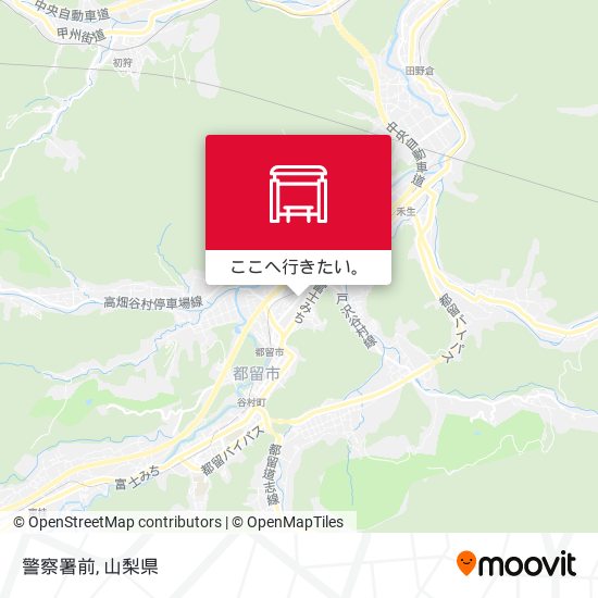 警察署前地図