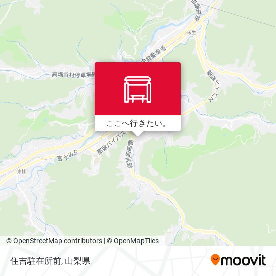 住吉駐在所前地図
