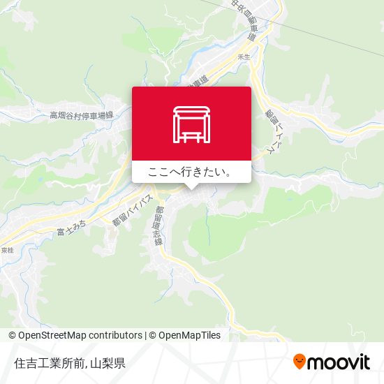 住吉工業所前地図