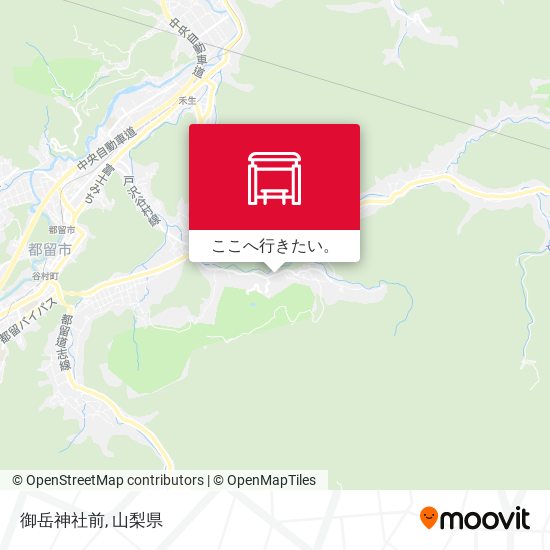 御岳神社前地図