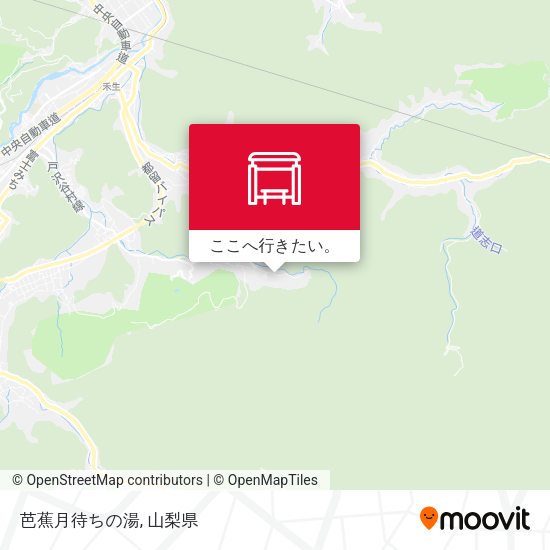 芭蕉月待ちの湯地図