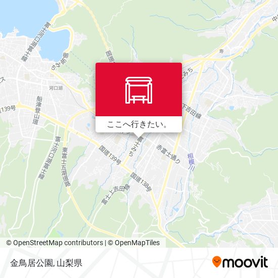 金鳥居公園地図