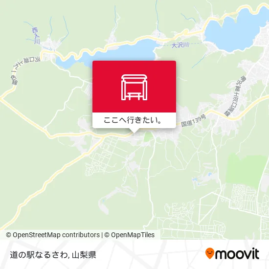 道の駅なるさわ地図