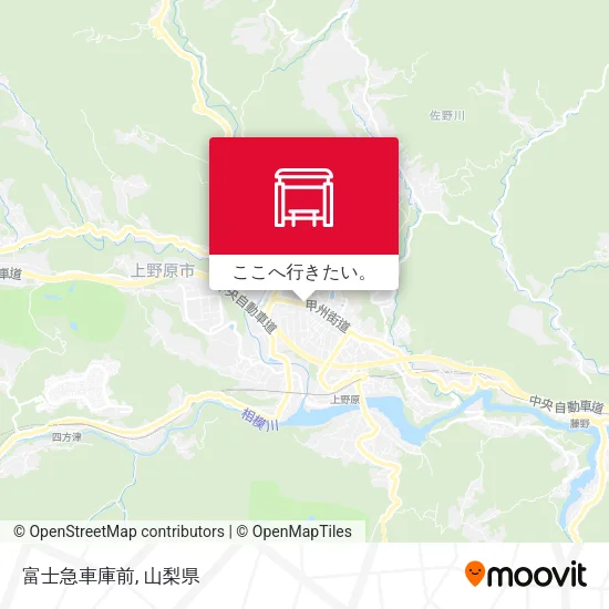 富士急車庫前地図