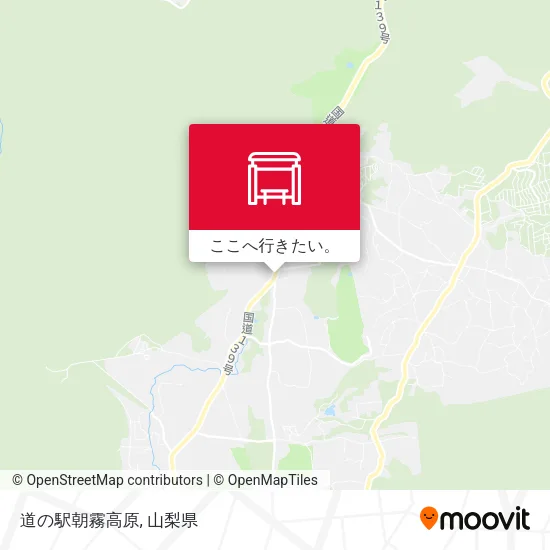 道の駅朝霧高原地図
