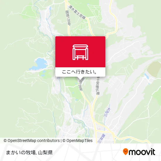まかいの牧場地図