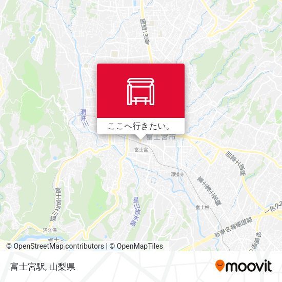 富士宮駅地図