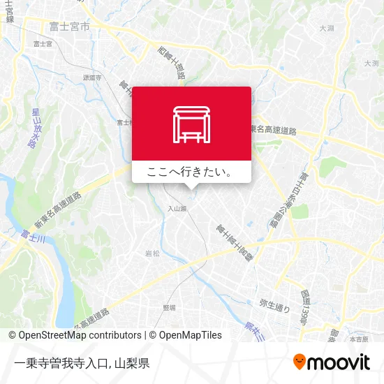 一乗寺曽我寺入口地図