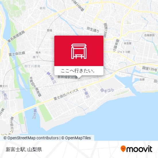 新富士駅地図