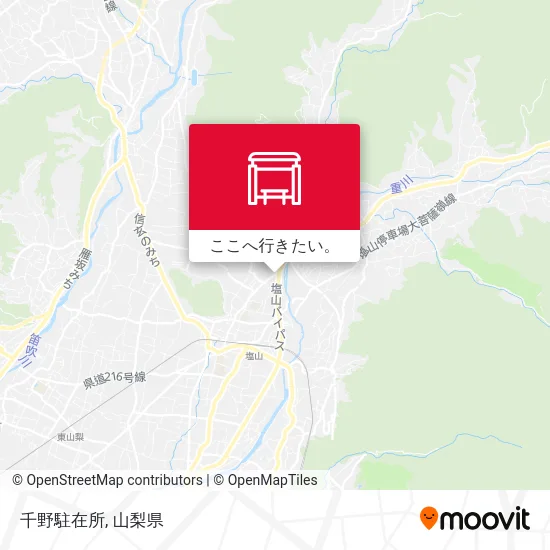 千野駐在所地図