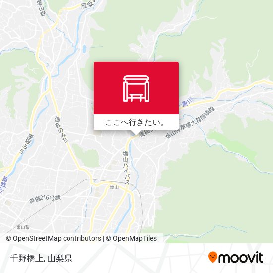 千野橋上地図