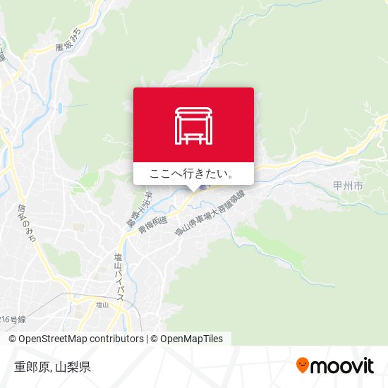 重郎原地図