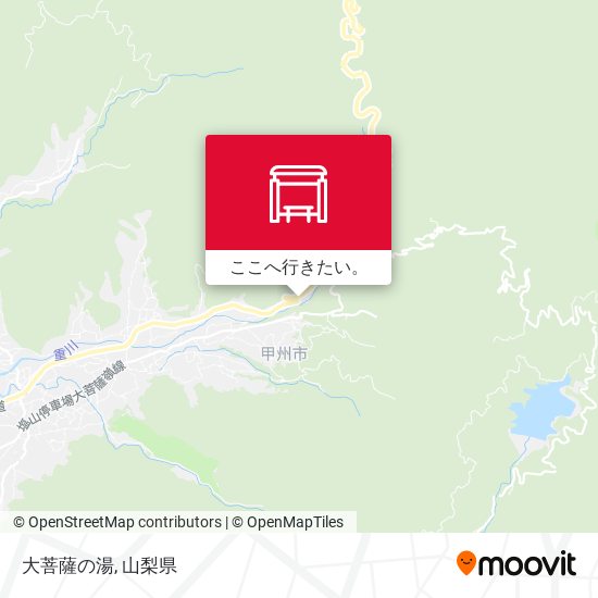 大菩薩の湯地図