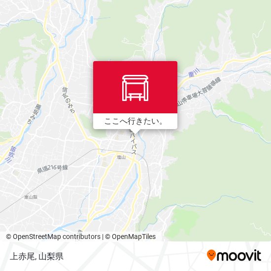 上赤尾地図
