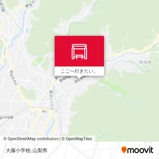 大藤小学校地図