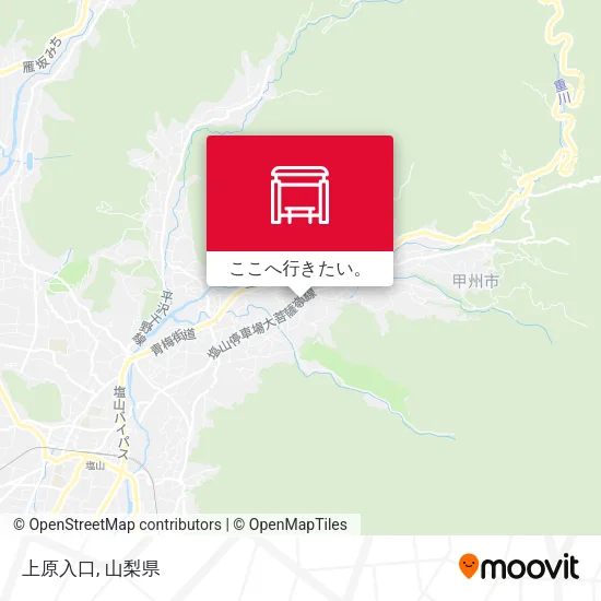 上原入口地図