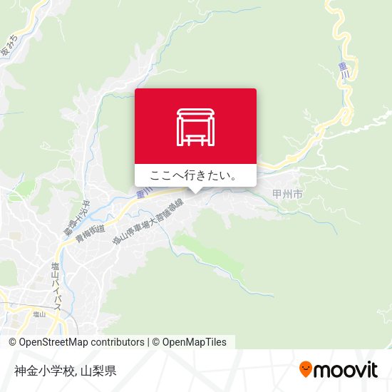 神金小学校地図
