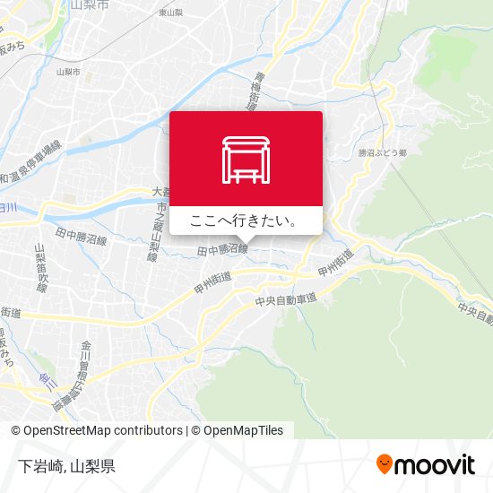 下岩崎地図