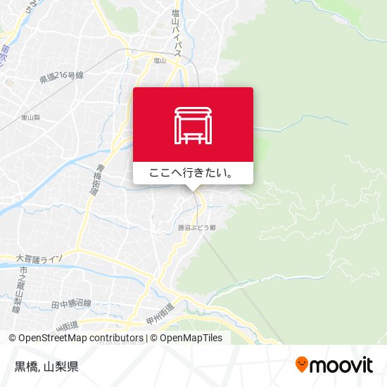 黒橋地図