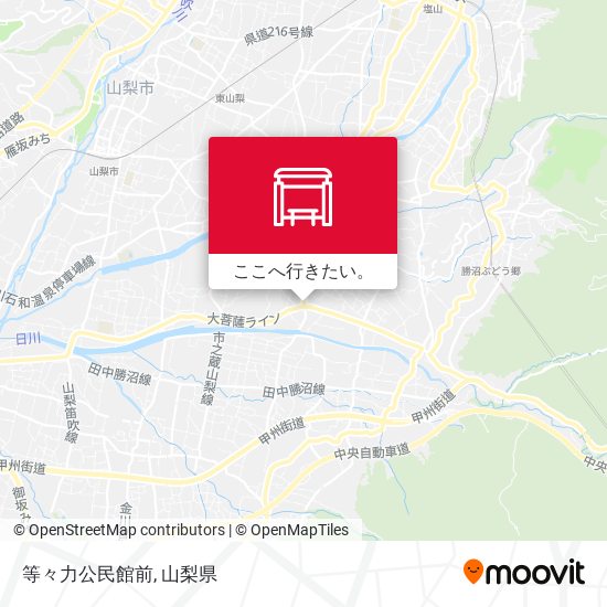 等々力公民館前地図