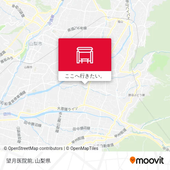 望月医院前地図