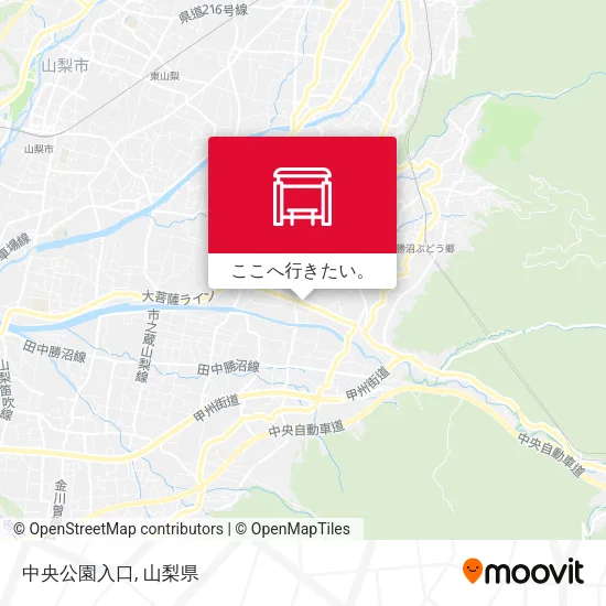 中央公園入口地図