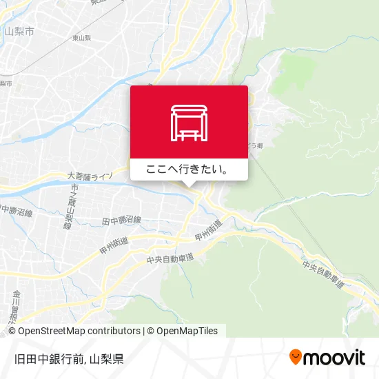 旧田中銀行前地図