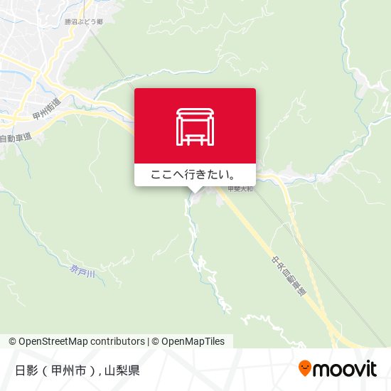 日影（甲州市）地図