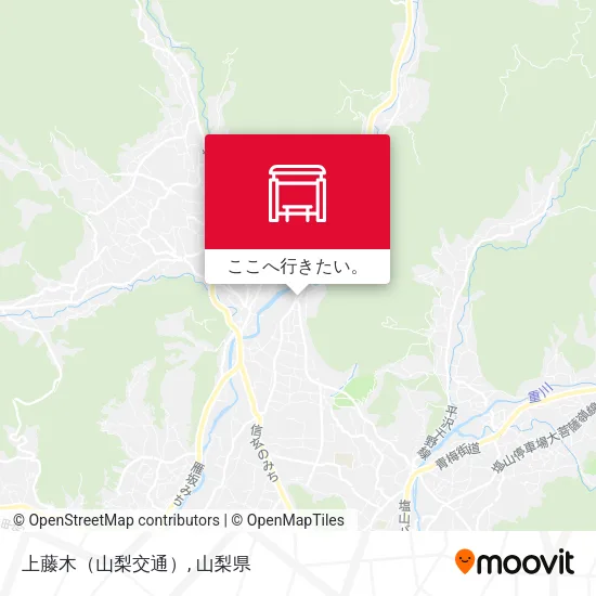 上藤木（山梨交通）地図