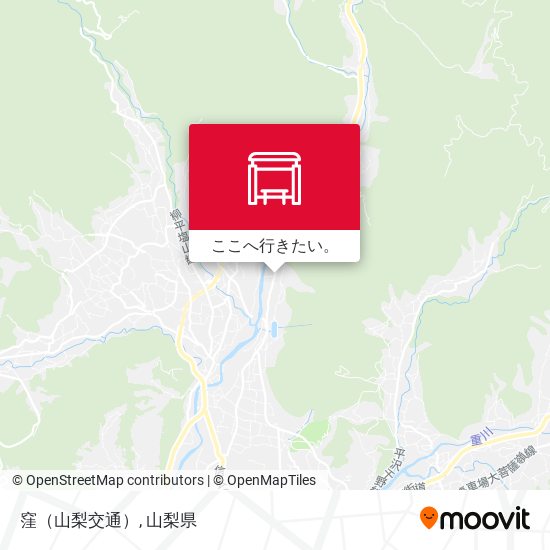 窪（山梨交通）地図