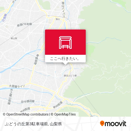 ぶどうの丘第3駐車場前地図