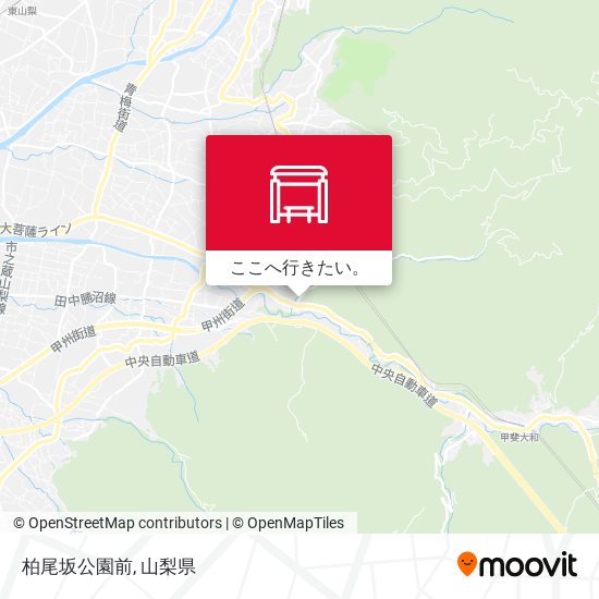 柏尾坂公園前地図